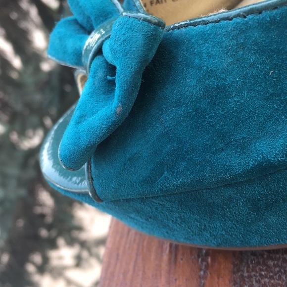 platform shoe blue suede - Picture 7 of 8